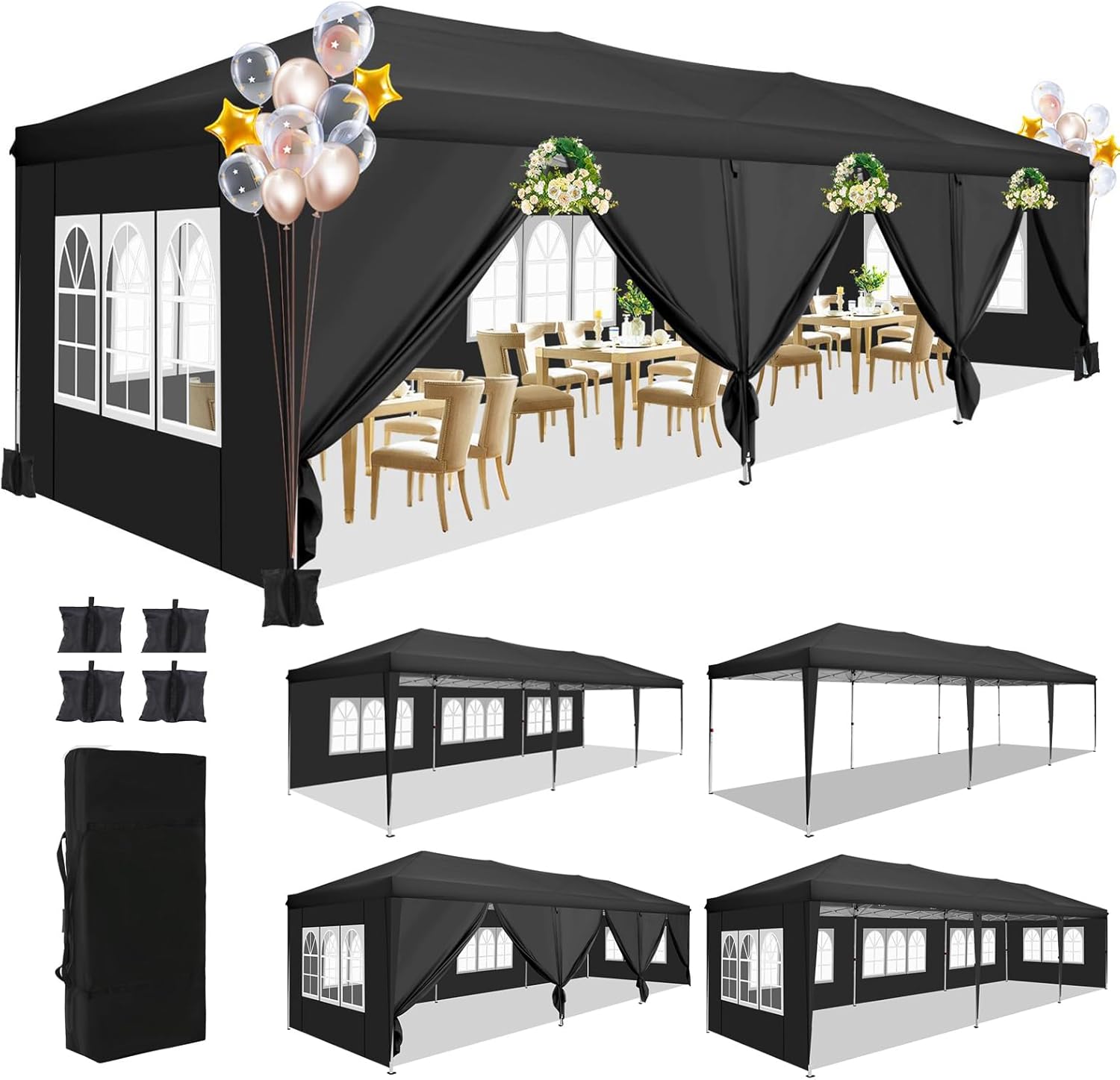 Gazebo Pop Up - Namiot typu pop-up 3x9m z 8