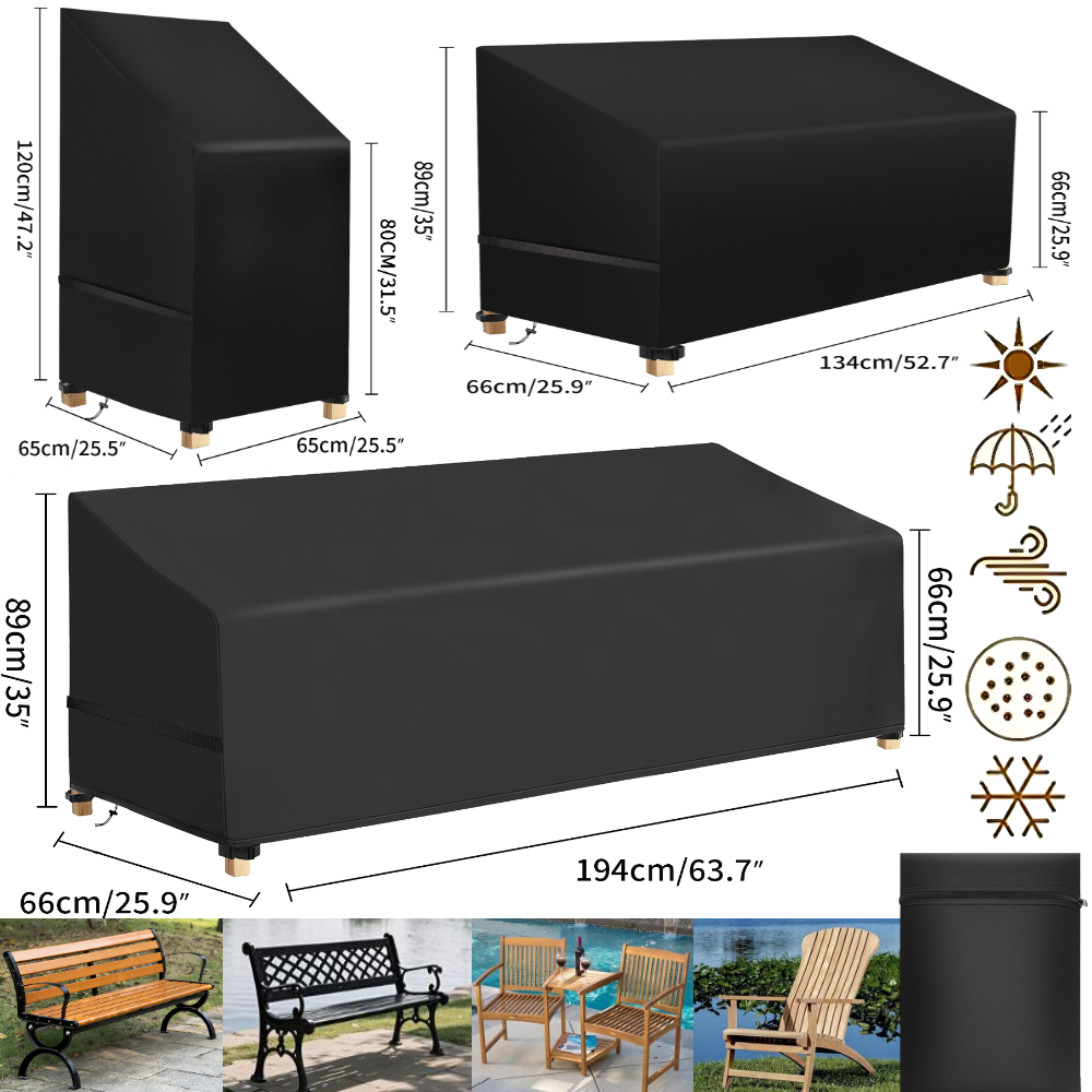 Outdoor Furniture Paint - Wodoodporne pokrowce na krzesła ogrodowe, ochrona
