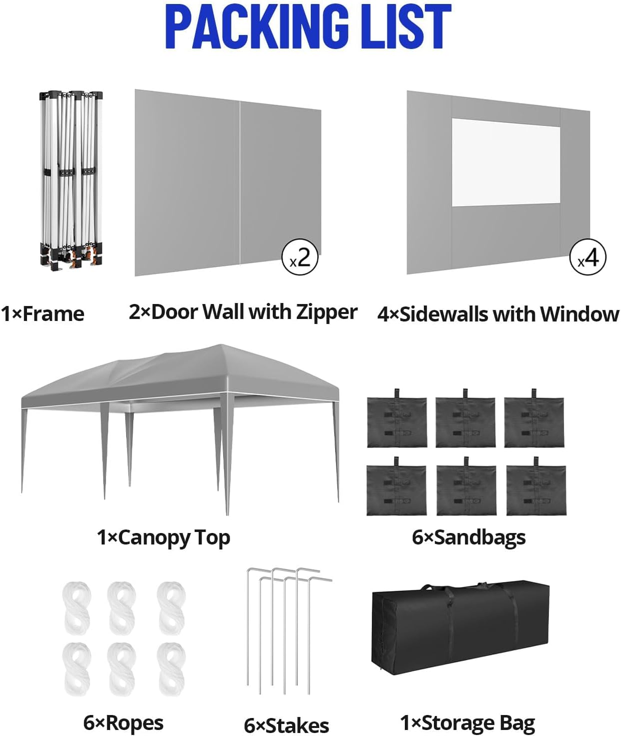 Namiot składany 10x20 stóp z b – Gazebo Pop Up recenzja i cena