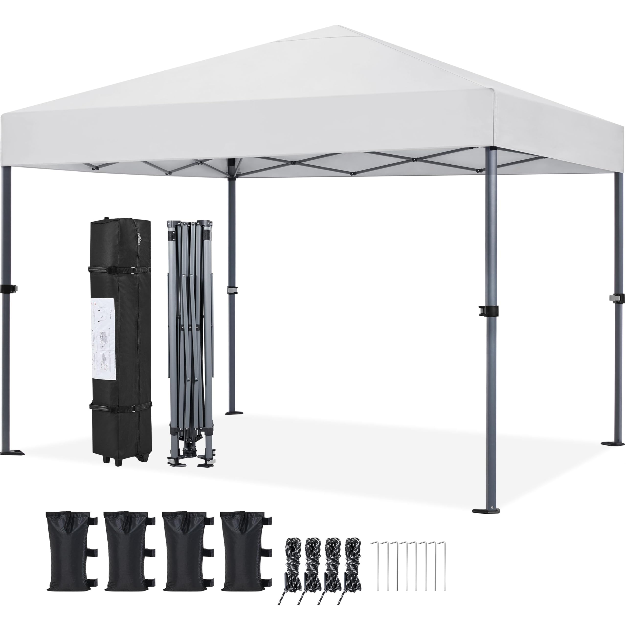 Namiot składany 10x10 z mechan – Gazebo Pop Up recenzja i cena