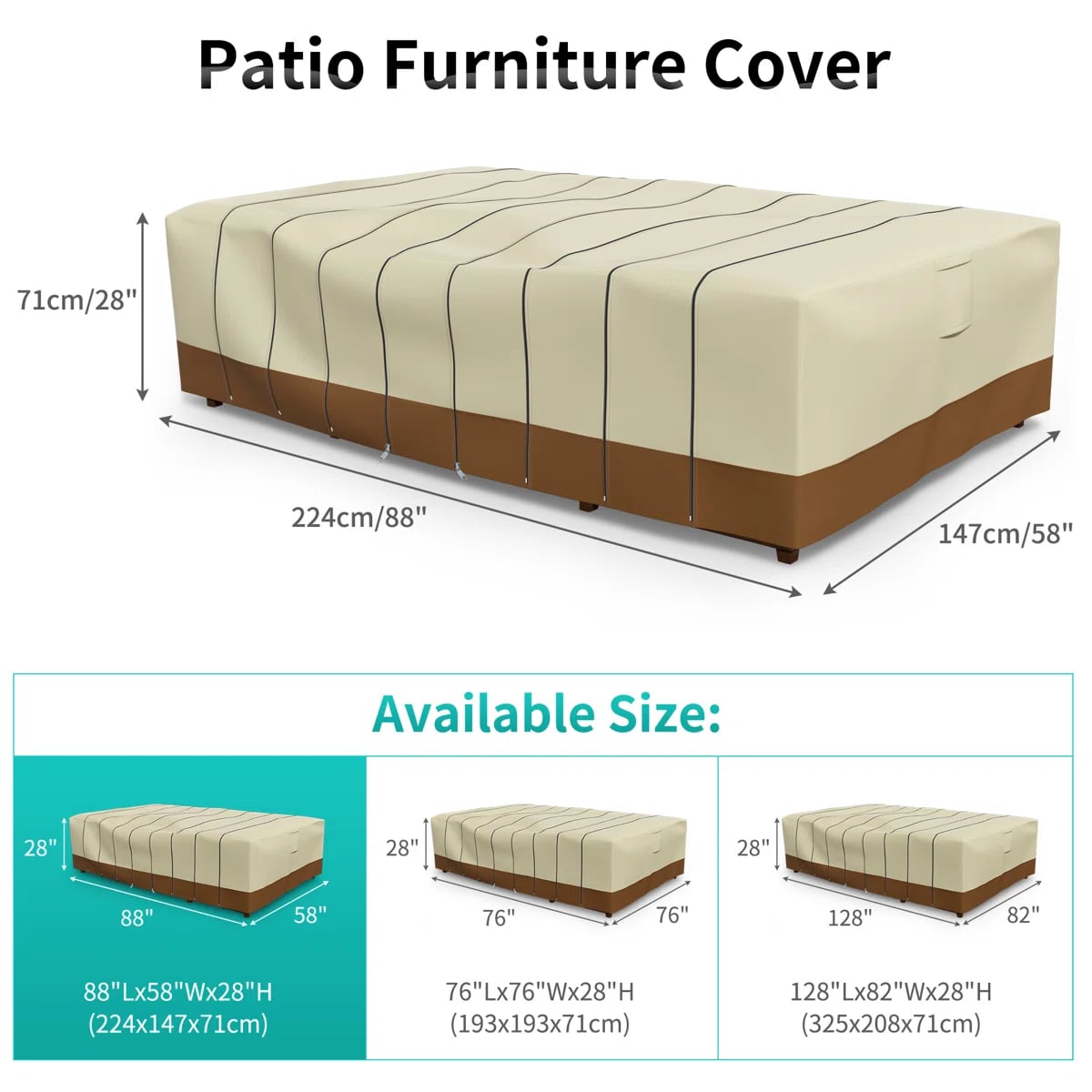 Wodoodporny pokrowiec na zesta – Outdoor Furniture Covers recenzja i cena