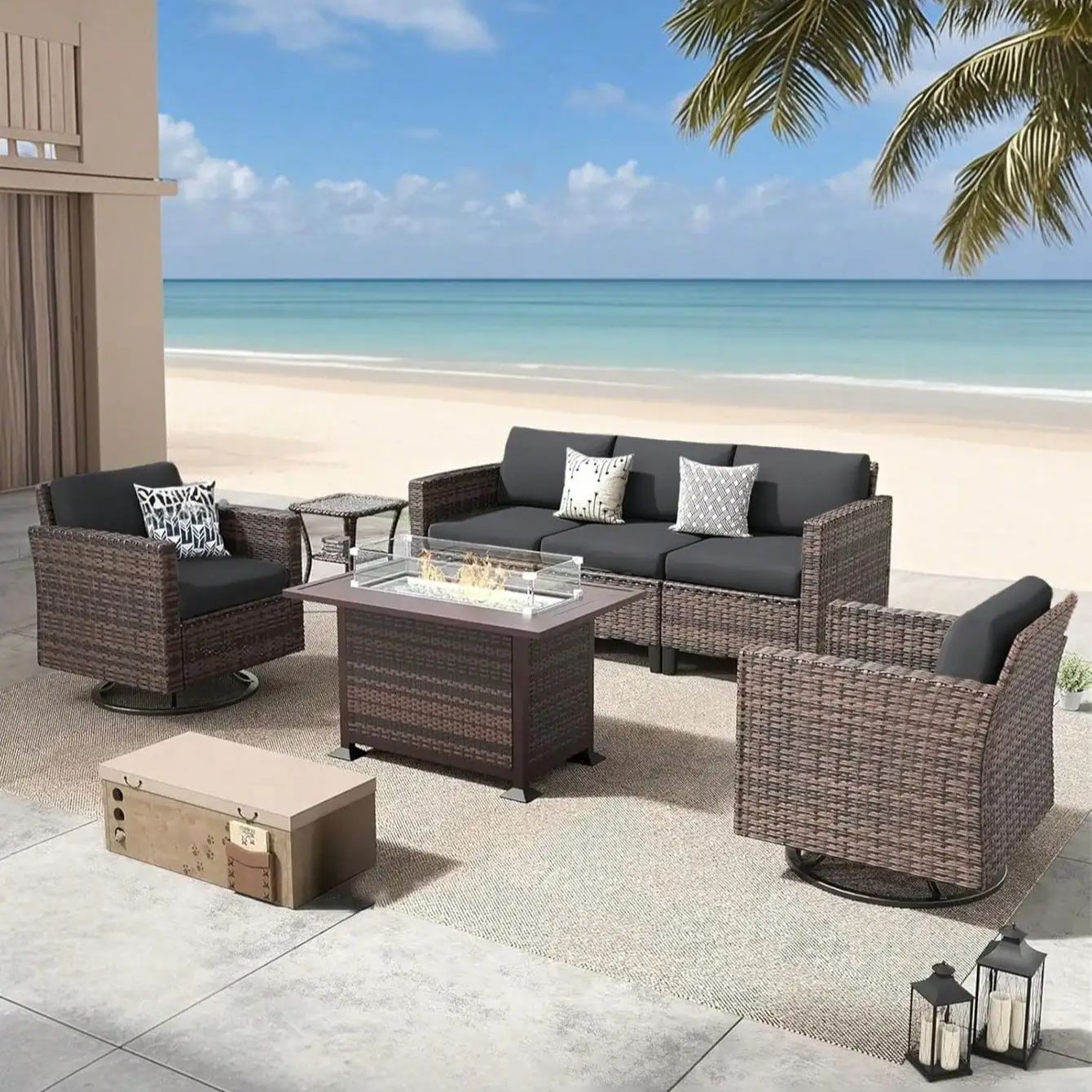 Pokrowce na poduszki do sof z  – Outdoor Furniture Cushions 22 X 22 recenzja i cena